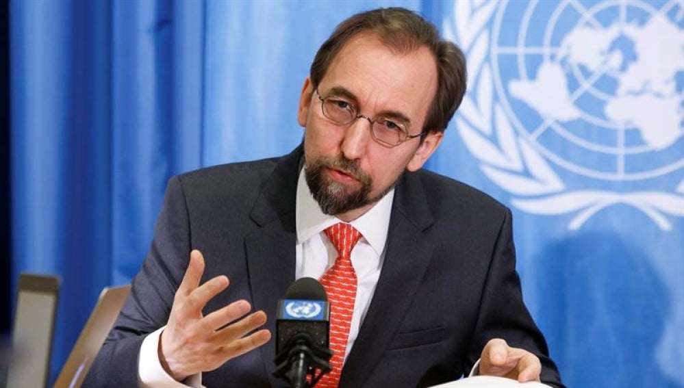 El alto comisionado de la ONU para los derechos humanos, Zeid Ra"ad al Hussein