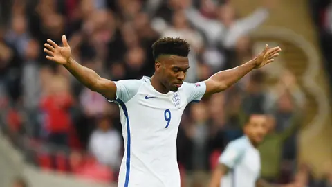 Sturridge celebra su gol contra Malta Sturridge celebra su gol contra Malta