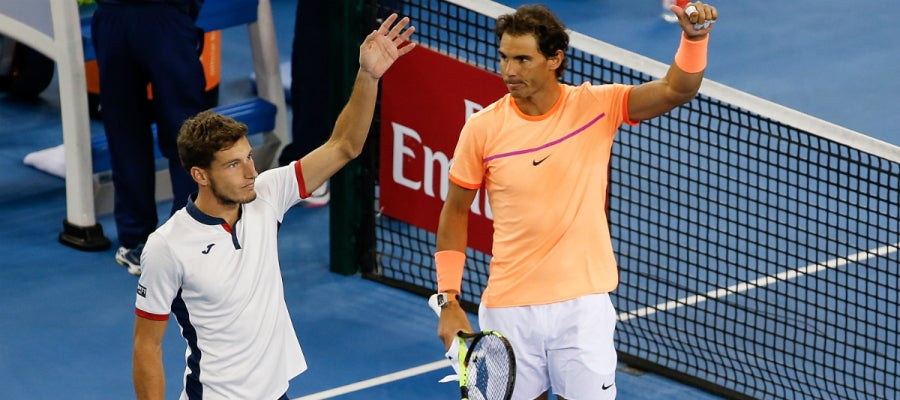 Nadal, junto a Carreño Nadal, junto a Carreño