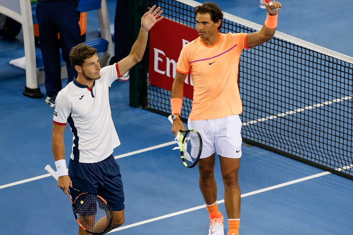 Nadal y Carreño ganan el Abierto de China tras vencer a Sock y a Tomic Nadal y Carreño ganan el Abierto de China tras vencer a Sock y a Tomic