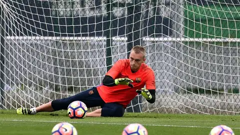 El portero del FC Barcelona, Jasper Cillessen. El portero del FC Barcelona, Jasper Cillessen.