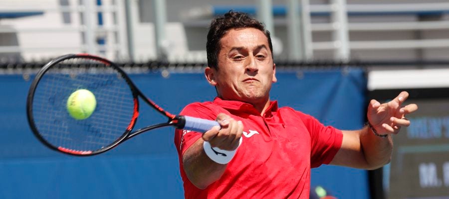 El tenista Nicolás Almagro en el torneo de Shanghái El tenista Nicolás Almagro en el torneo de Shanghái