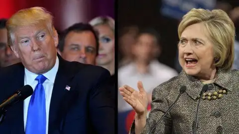 Hillary Clinton y Donald Trump Hillary Clinton y Donald Trump