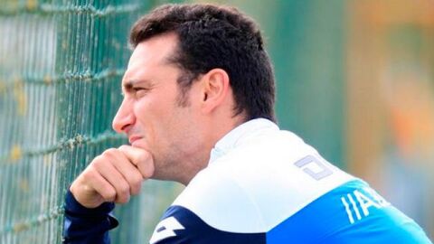 Lionel Scaloni, en su etapa en el Depor.