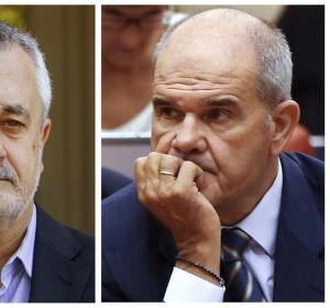 Fotografías de archivo de los expresidentes socialistas andaluces José Antonio Griñán y su antecesor, Manuel Chaves. Fotografías de archivo de los expresidentes socialistas andaluces José Antonio Griñán y su antecesor, Manuel Chaves.