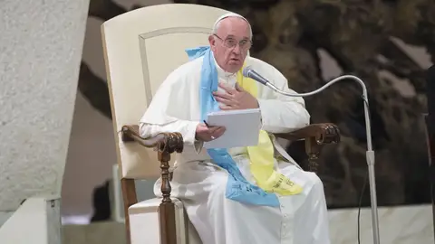 El Papa Francisco durante la homilía El Papa Francisco durante la homilía