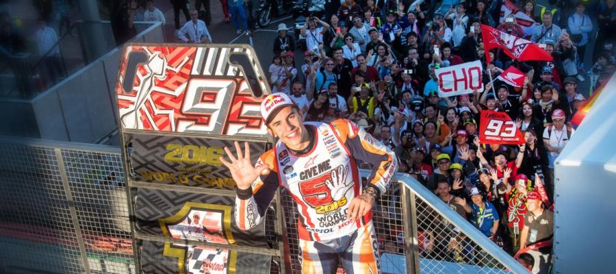 Marc Márquez logra el campeonato del mundo de Moto GP Marc Márquez logra el campeonato del mundo de Moto GP
