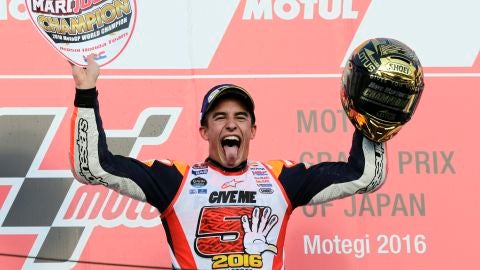 Marc M&aacute;rquez se proclama campe&oacute;n del mundo