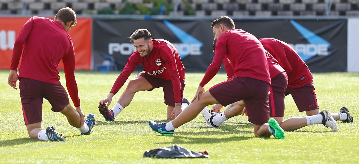 Saúl se entrena con normalidad y apunta al partido Champions contra el Rostov Saúl se entrena con normalidad y apunta al partido Champions contra el Rostov