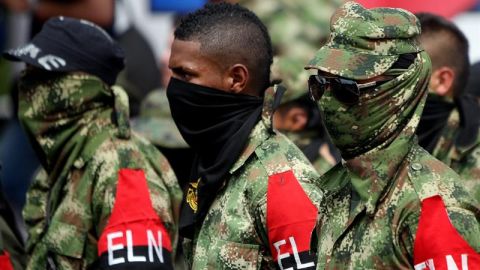 Miembros de la guerrilla Ej&eacute;rcito de Liberaci&oacute;n Nacional (ELN)