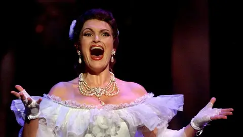 Imagen de archivo de Ainhoa Arteta en concierto Imagen de archivo de Ainhoa Arteta en concierto