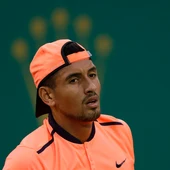 Nick Kyrgios, en un partido en Shanghái Nick Kyrgios, en un partido en Shanghái