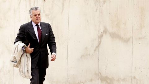 Luis B&aacute;rcenas, extesorero del PP, a su llegada a la Audiencia Nacional