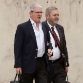 Pablo Crespo y su abogado llegan a declarar a la Audiencia Nacional