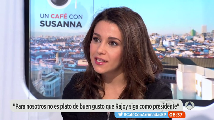 Arrimadas, ante el anunciado 'no' del PSC a Rajoy: "Hay gente que disfruta del bloqueo" Arrimadas, ante el anunciado 'no' del PSC a Rajoy: "Hay gente que disfruta del bloqueo"