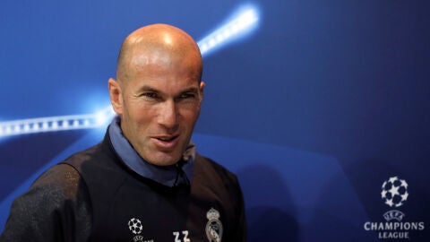 Zinedine Zidane, t&eacute;cnico del Real Madrid