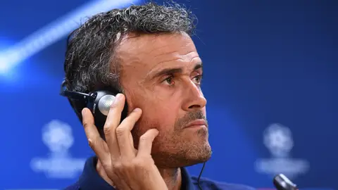 Luis Enrique, en rueda de prensa Luis Enrique, en rueda de prensa