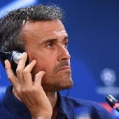 Luis Enrique, en rueda de prensa