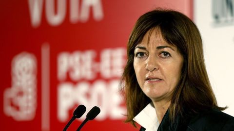 La secretaria general del PSE-EE, Idoia Mendia