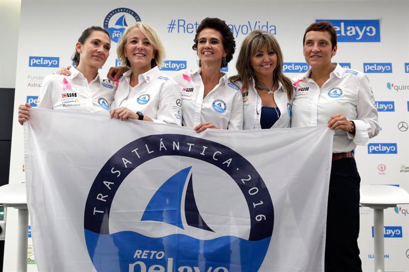 Cinco mujeres que han superado un cáncer harán el 'Reto Pelayo Vida Trasatlántica 2016' Cinco mujeres que han superado un cáncer harán el 'Reto Pelayo Vida Trasatlántica 2016'
