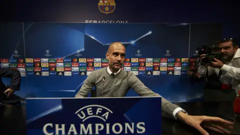 Guardiola, en sala de prensa Guardiola, en sala de prensa