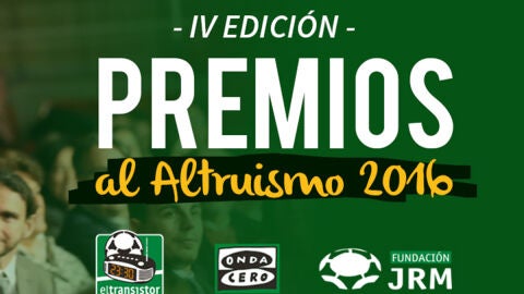 IV edici&oacute;n premios al altruismo 2016 fundaci&oacute;n