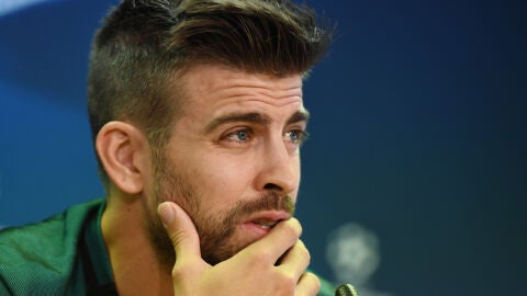 Gerard Piqu&eacute;, en rueda de prensa