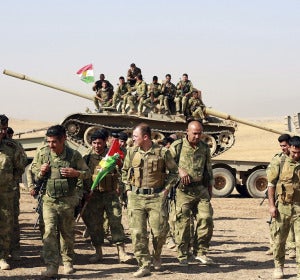 Miembros de las fuerzas kurdas 'peshmergas' Miembros de las fuerzas kurdas 'peshmergas'