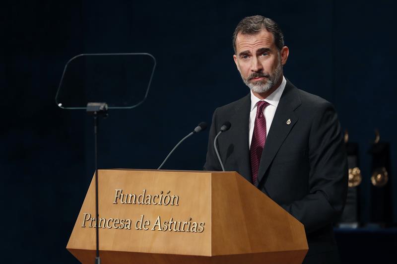 Felipe VI defiende una España de concordia y respeto, alejada del pesimismo Felipe VI defiende una España de concordia y respeto, alejada del pesimismo