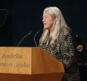 La historiadora británica Mary Beard, galardonada en la categoría de Ciencias Sociales La historiadora británica Mary Beard, galardonada en la categoría de Ciencias Sociales