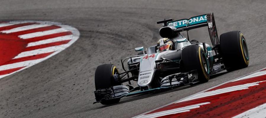 Hamilton en el GP de Estados Unidos Hamilton en el GP de Estados Unidos