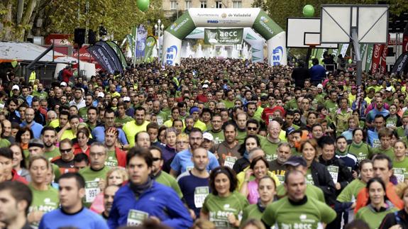 Fallece un corredor al cruzar la línea de meta en Valladolid Fallece un corredor al cruzar la línea de meta en Valladolid