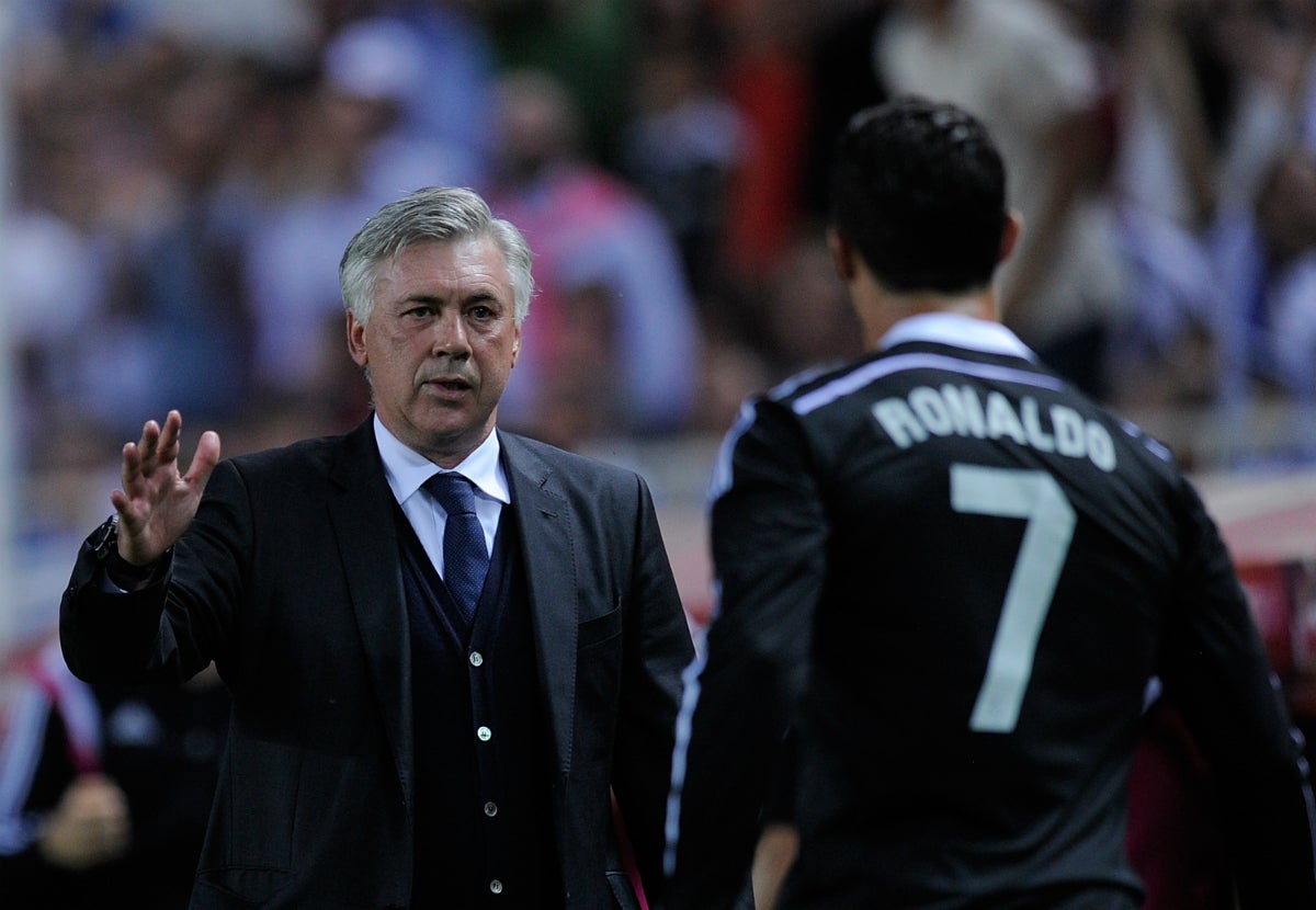 Ancelotti: "En el Real Madrid tuve que escuchar dónde quería jugar Cristiano y adaptarme" Ancelotti: "En el Real Madrid tuve que escuchar dónde quería jugar Cristiano y adaptarme"