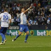 Camacho celebra su gol ante el Leganés