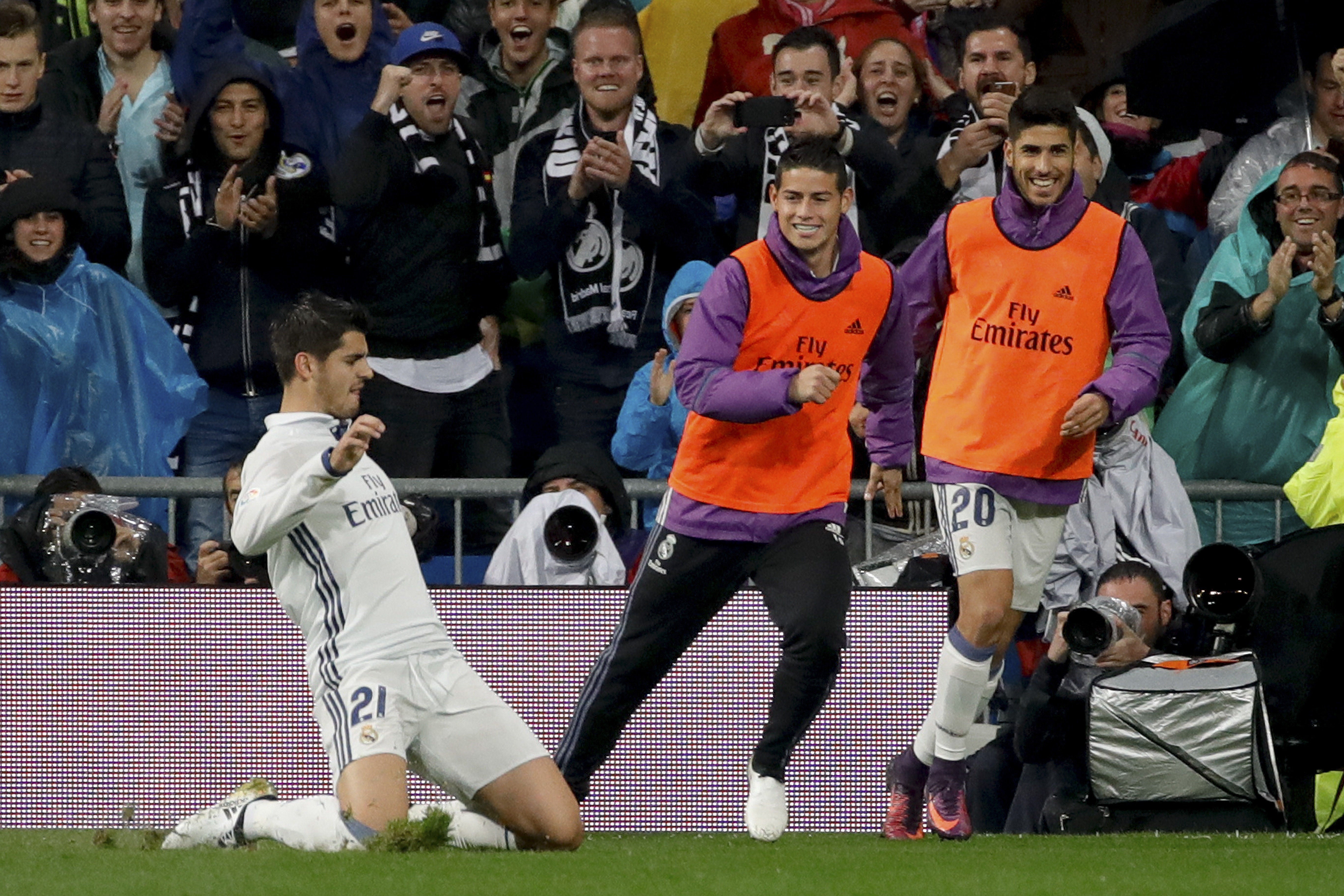 Morata pone líder al Real Madrid Morata pone líder al Real Madrid