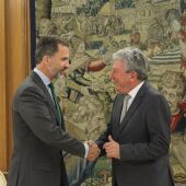 El representante de Nueva Canarias, Pedro Quevedo, primero en reunirse con Felipe VI en la nueva ronda de consultas