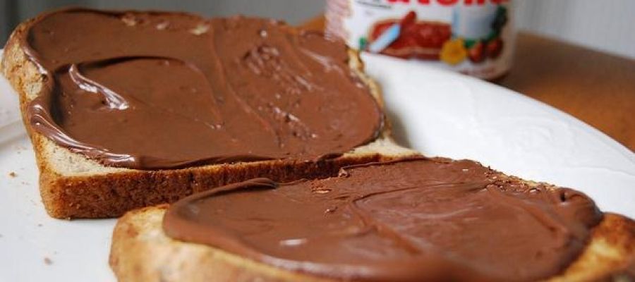 Tostadas con Nutella Tostadas con Nutella