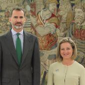 El Rey recibe a la representante de Coalición Canaria, Ana Oramas