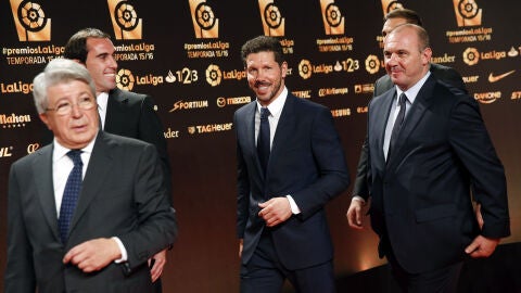 Diego Pablo Simeone, en la gala de premios de LaLiga.