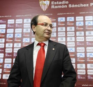 Pepe Castro, presidente del Sevilla. Pepe Castro, presidente del Sevilla.