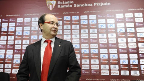 Pepe Castro, presidente del Sevilla.