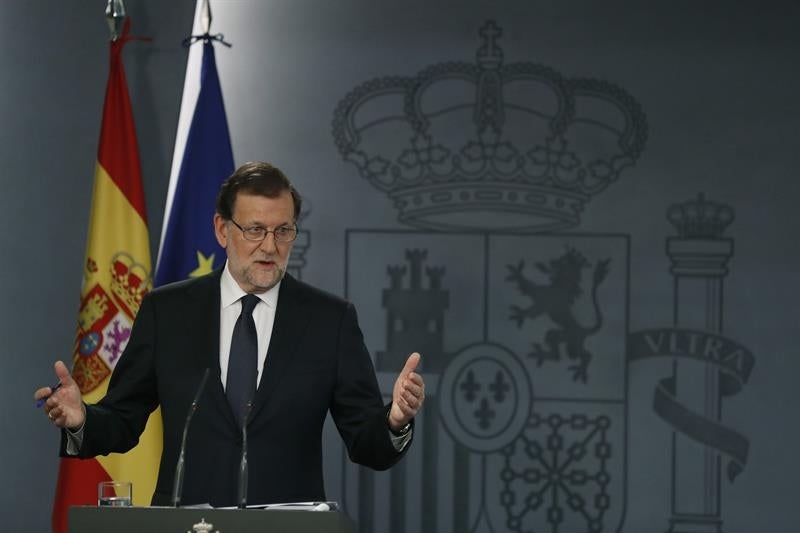 Mariano Rajoy: "He aceptado el encargo del Rey de someterme a la investidura" Mariano Rajoy: "He aceptado el encargo del Rey de someterme a la investidura"