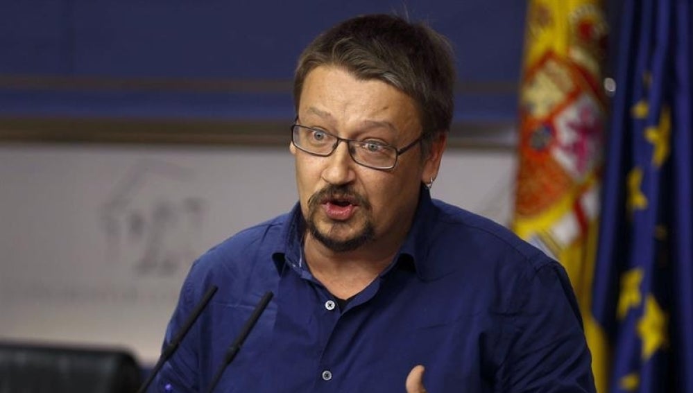 El portavoz de En Común Podem, Xavier Domènech