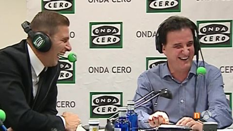 Joaqu&iacute;n, con Jos&eacute; Ram&oacute;n de la Morena en 'El Transistor'