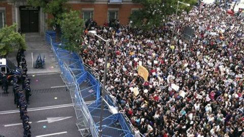 Manifestaci&oacute;n de 'Rodea el Congreso', en una imagen de archivo..