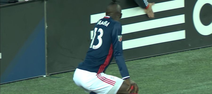 Kei Kamara celebra su gol haciendo 'twerking'