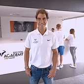Rafa Nadal, enseñando su academia Rafa Nadal, enseñando su academia