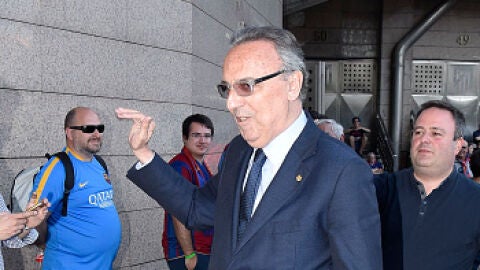 Joan Gaspart, expresidente del Bar&ccedil;a