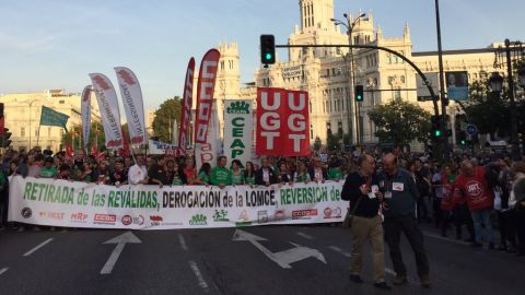 Huelga educativa en contra de la LOMCE