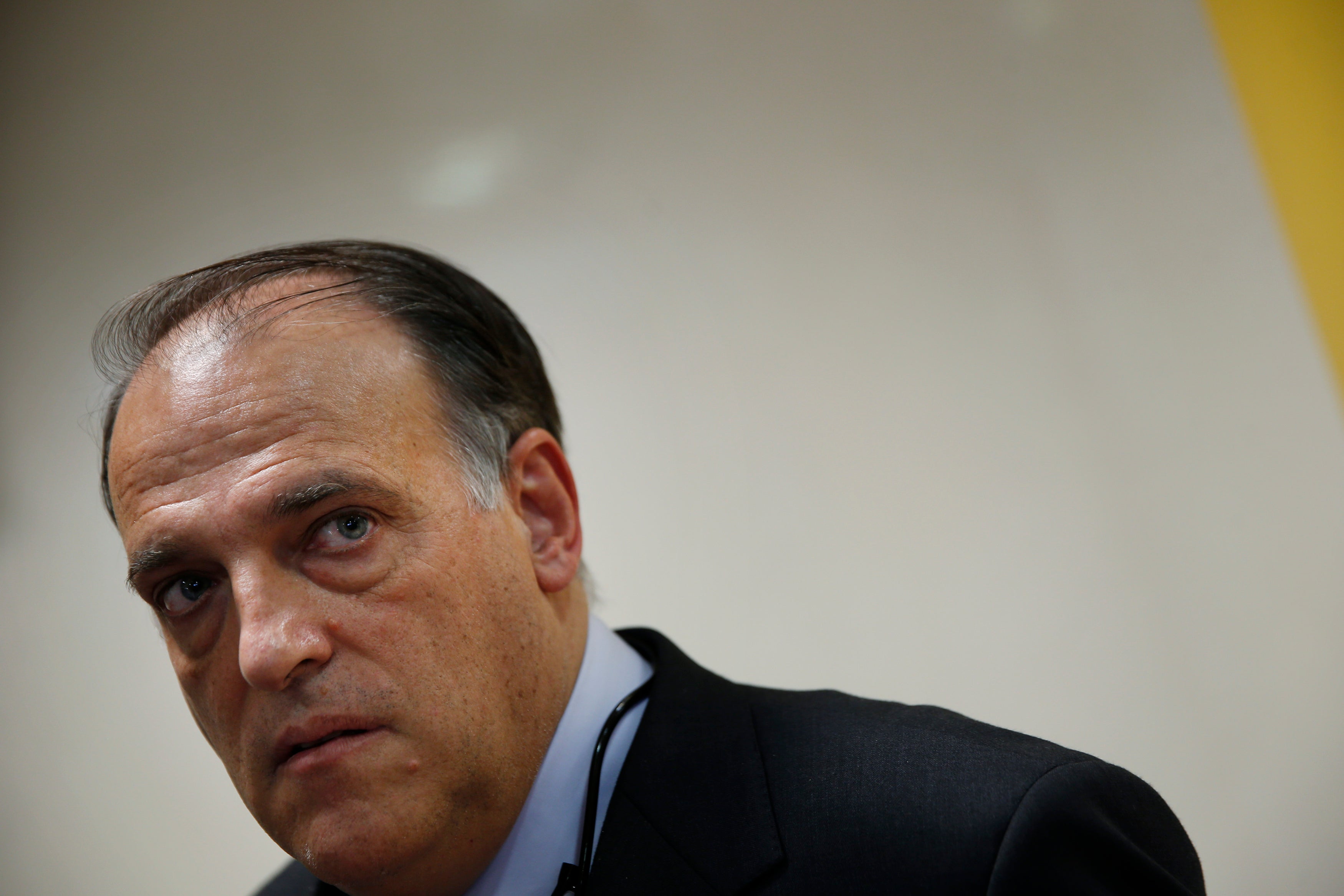 Tebas, sobre el 'gol fantasma' del Betis-Barça: "Este año ha habido tres casos más y nadie ha dicho nada" Tebas, sobre el 'gol fantasma' del Betis-Barça: "Este año ha habido tres casos más y nadie ha dicho nada"